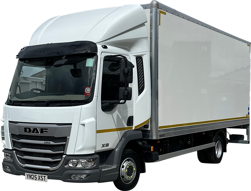 DAF XB 7.5 Tonne Truck box tail lift